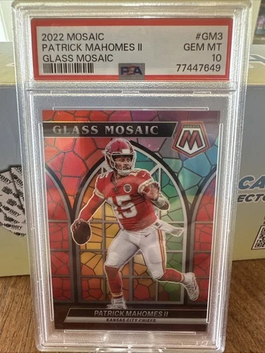 2022 Mosaic Patrick Mahomes II Glass Mosaic! SSP! Gem Mint! PSA 10! KC Chiefs