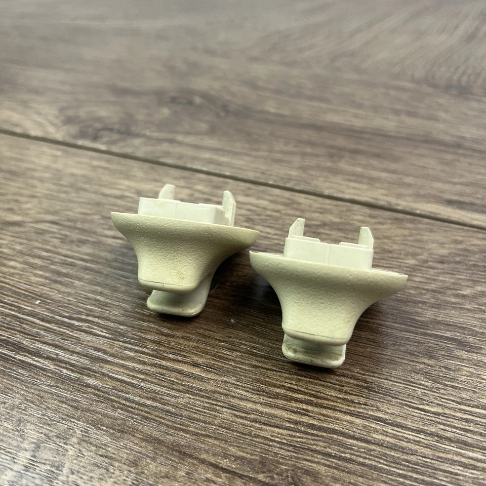 2006-2012 Ford Fusion Sun Visor Clip Pair Beige OEM Clips - Image 2 of 4