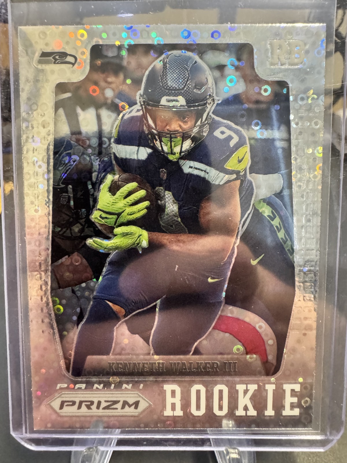2022 Panini Prizm Flashback No Huddle Kenneth Walker III Rookie RC #PFR-10
