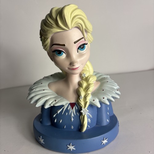 Disney Frozen Princess Elsa Bust Bank