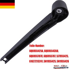 Wischerblatt Wischarm Scheibenreinigung Hinten für VW GOLF V 1K1 6Q6955425A
