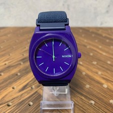 Discontinued NIXON THE TIME TELLER P Purple, working condition
