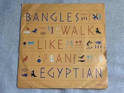 Bangles - Walk Like An Egyptian - 7'' Single - Ex / Vg