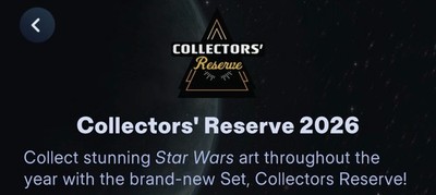 TOPPS STAR WARS CARD TRADER COLLECTORS REVERVE 26 WEEK 2 SR 9 CARD SET