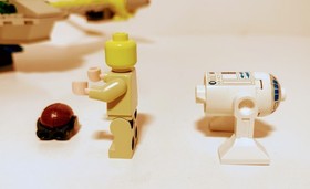 LEGO Star Wars Naboo Fighter 7141 Complete Set w/ Minifigures Vtg 1999 READ DESC