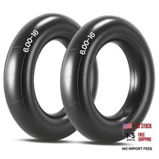 Replacement 6.00-16 Heavy-Duty Inner Tubes for Tractor, Trailer, 6.00-16 TR15