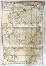 1802 Laurie & Whittle Antique Map China Sea Hong Kong, Macau, Singapore, Taiwan