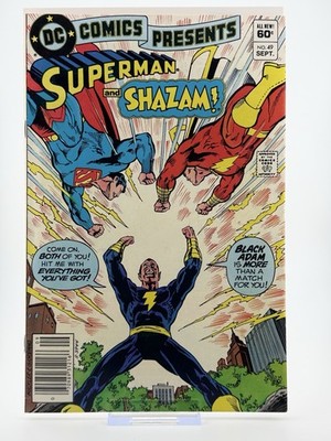 DC Comics Presents #49 Shazam Superman VS Black Adam! DC Comics 1982