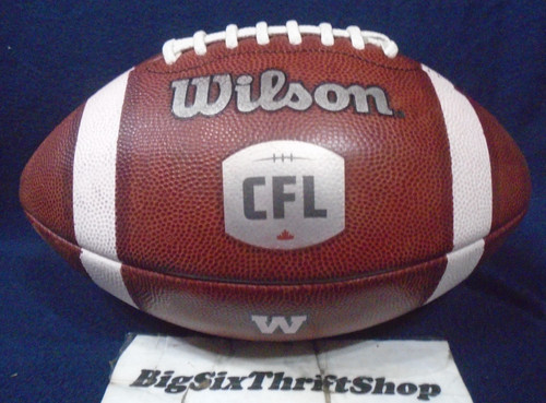 Vintage Official Wilson CFL Canadian Football League Winnipeg Blue Bombers Ball