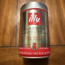 1 illy Classico CLASSIC ROAST 100 Arabica Coffee 8.8oz 10/2026