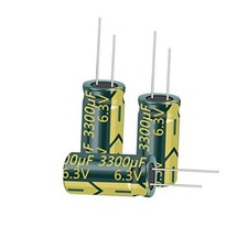 20pcs 6.3V 3300uF 10x20mm Aluminum Electrolytic Capacitors 20pcs 6.3V 3300UF