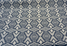 Sunbrella Diamond River Tonal Indigo Pendelton Upholstery Fabric By the yard