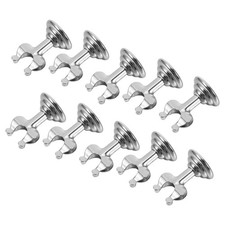 10 Pcs Metal Desk Card Holder Shelf Label Clips Display Stand for