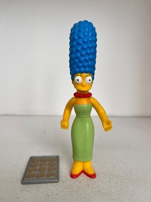 PLAYMATES INTERACTIVE THE SIMPSONS SERIES 1 MARGE SIMPSON TOY ACTION FIGURE WOS