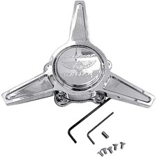 American Racing Tri-bar Spinner Wheel Center Cap Polished American Racing Tri-bar Spinner Wheel Center Cap Polished