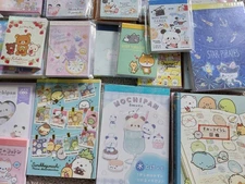 Kawaii Stationery Grab Bag Japan Bundle 200 Pieces Memo Sheets Stickers Flakes
