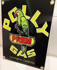 Polly Gas Oil Gasoline garage Sign
