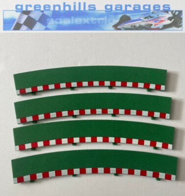 Greenhills SCX Green Outer Outer Curve Outer Borders x 4 SA-03.028 - Used - MACC