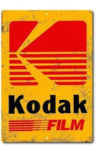 Tin Sign Kodak Camera Rustic Retro Store Metal Sign Decor Film Photos Photograph