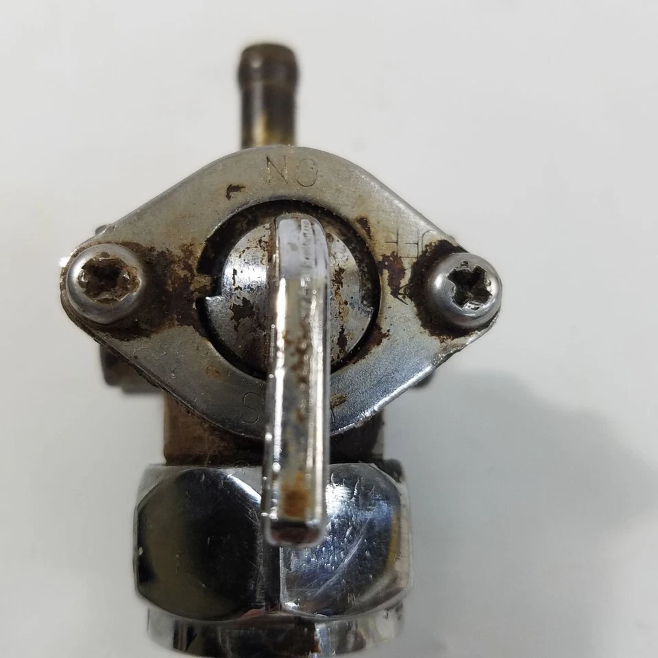 Прямой запорный клапан топливного крана Harley Davidson Keihin Shovelhead Softail - Изображение 3 из 4