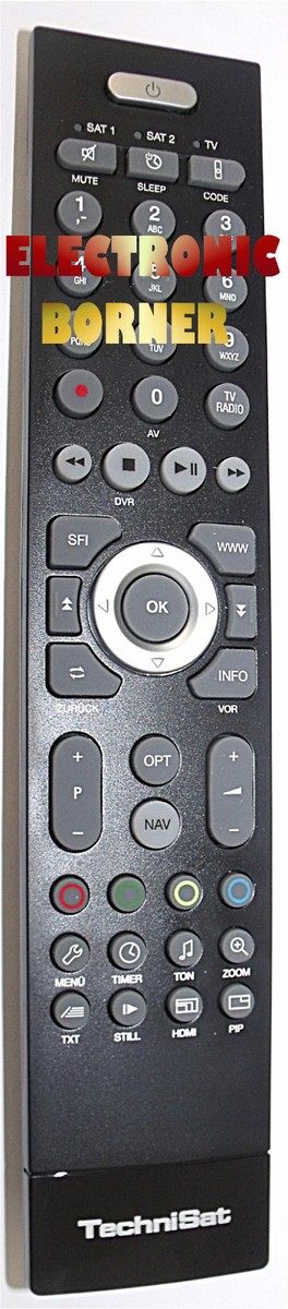 TCNOUMT Telecomando Universale Per TechniSat ISIO, DIGIPAL 2, DIGITSIM S2 E Altri – Sostituto PVR235S - 3