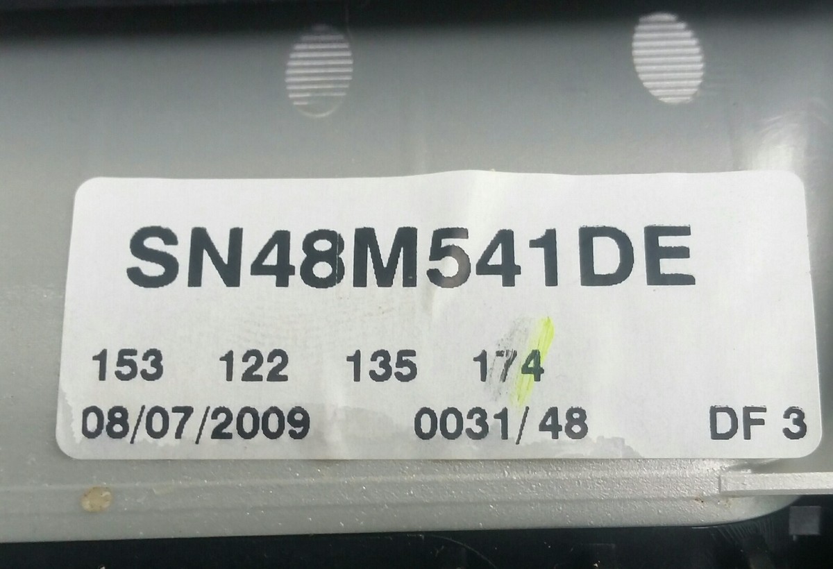 SIEMENS extra Klasse Elektronic BSH 9000329063 SN:AAKB00082771 | eBay