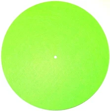 Neon Green Felt Turntable Slipmat 12-inch Vinyl Record DJ Pro Slip Mat 3mm-thick