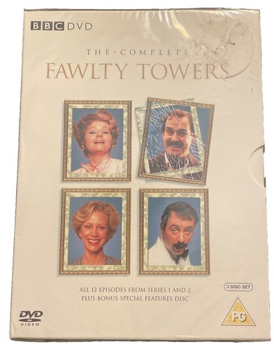 Fawlty Towers Remastered 3 DVD Set Missing Slipcover VG Region 2