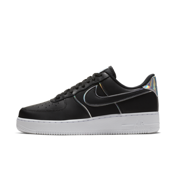 nike air force 1 low black iridescent outline