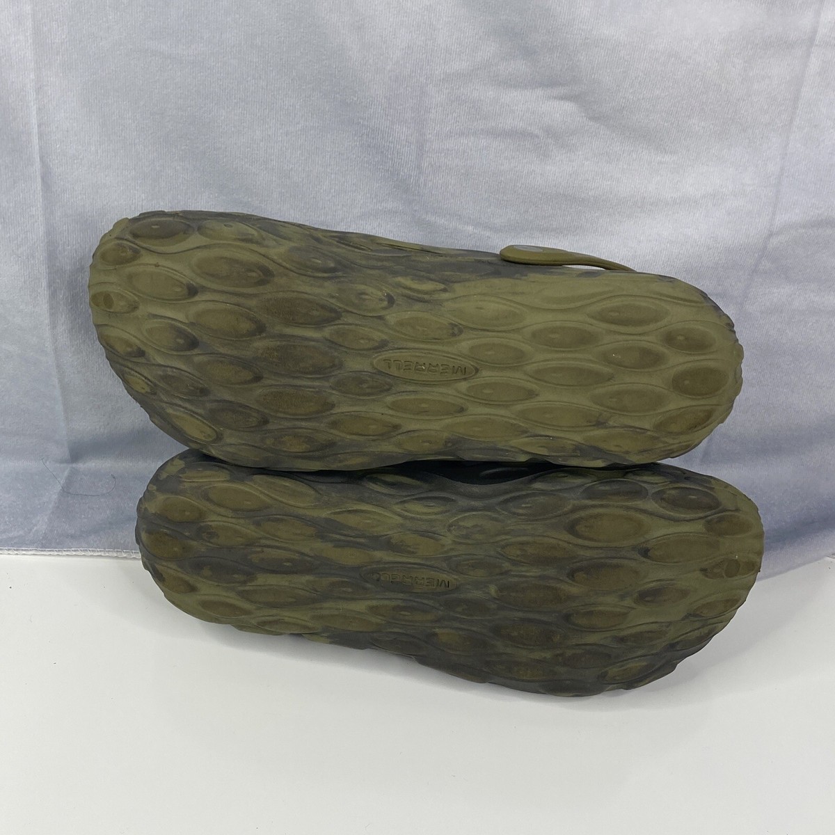 Merrell Hydro Moc Olive Drab Water Shoe Camo Green Croc Sandal Men’s Size 12 Merrell Hydro Moc Men main image 4