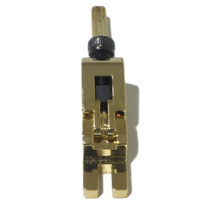 Strat Single Tremolo Steg Sättel In Chrom, Schwarz Oder Gold
