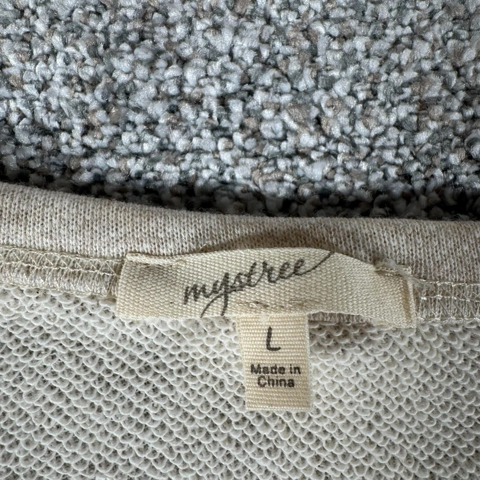 Mystree Sweater Large Romantic Lace Boho Chic Cottagecore Feminine Hippie - Image 4 of 4