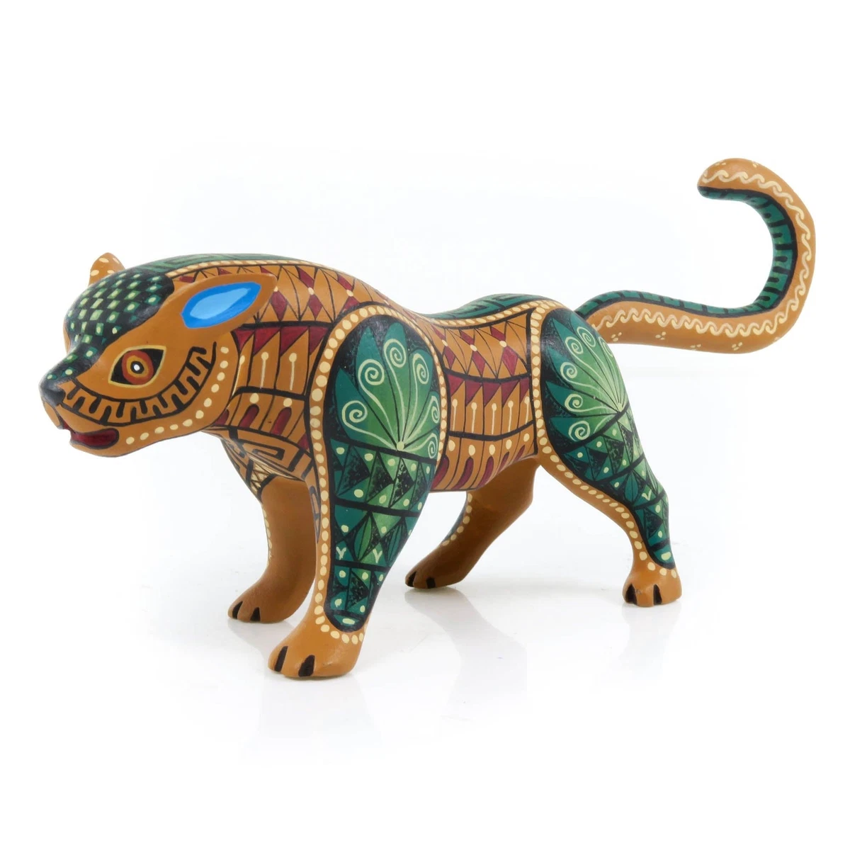 Zapotec Jaguar - Oaxacan Alebrije Wood Carving | eBay