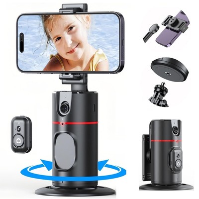 AI Intelligenter P02 360° Gimbal-Stabilisator mit Auto-Face-Tracking für iPhone
