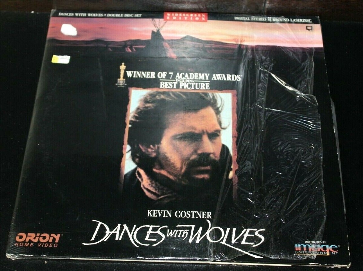 DANCES WITH WOLVES【レーザーディスク】 Dances With Wolves Laserdisc LD Original Shrink Widescreen