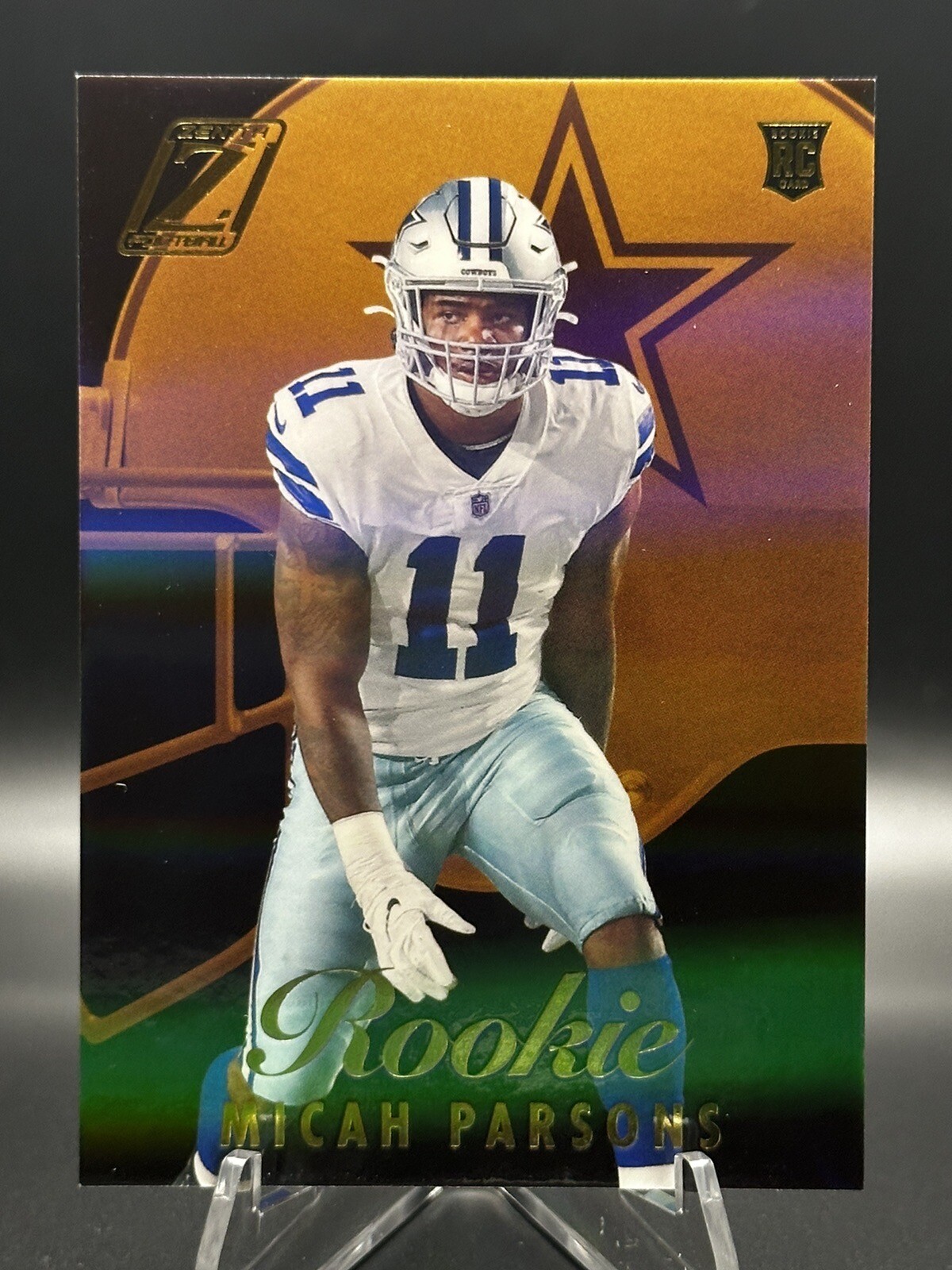 2021 Panini Zenith Rookies Micah Parsons #77 Rookie RC Dallas Cowboys