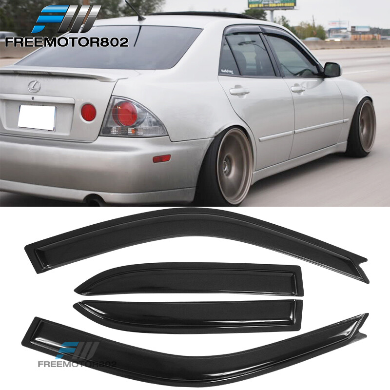 Fits 01-05 Lexus IS300 Sedan Wagon Slim Style Window Visors Rain