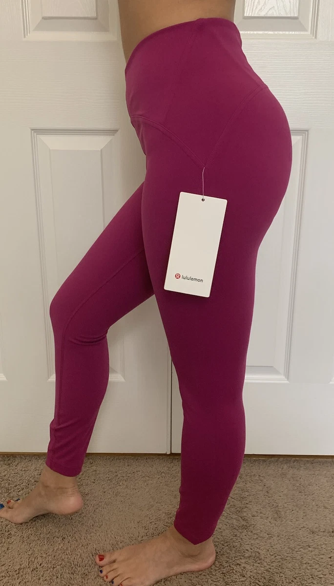 Lululemon Size 14 Instill HR Tight 25 Magenta Purple MGPR SmoothCover™ Pant  Yoga