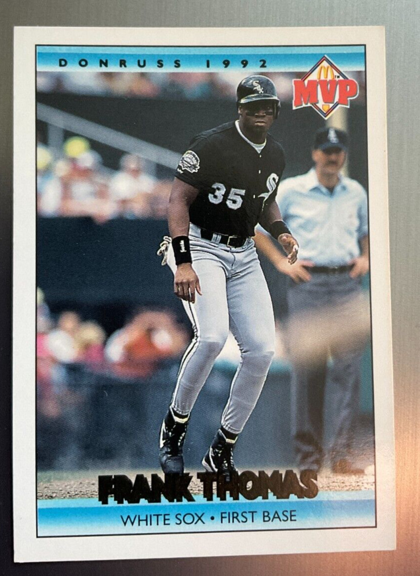 1992 Donruss McDonald's MVP Frank Thomas #2 Chicago White Sox