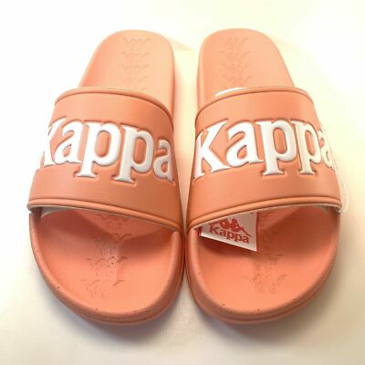 Kappa 222 Banda Adam 9 Slides Size 10 Pink Peach White New  display picture 3