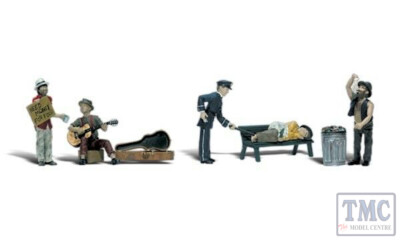 A2749 Woodland Scenics bemalte Figuren O Park Bums