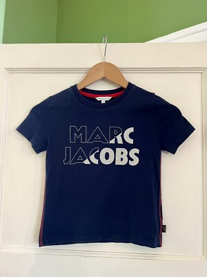 *LITTLE MARC JACOBS NAVY BLUE & RED T-SHIRT - AGE 6*
