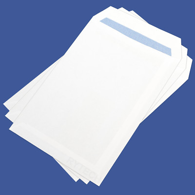 1000 x C5 einfache weiße Umschläge selbstklebend 90GSM blickdicht Briefkasten A5 Büro