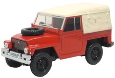 LAND ROVER LIGHTWEIGHT CANVAS BACK - RED -  1:43 - OXFORD 43LRL011