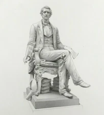 USA Secretary of State W H Seward original fine steel engraved print 1851