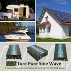 WZRELB 12V to 120V Pure Sine Wave Inverter 2500 Watt Power Converter Car Home RV — photo 10