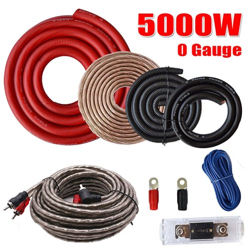 5000 Watts 0 AWG GAUGE Car Amp Amplifier Cable Wire Sub Subwoofer