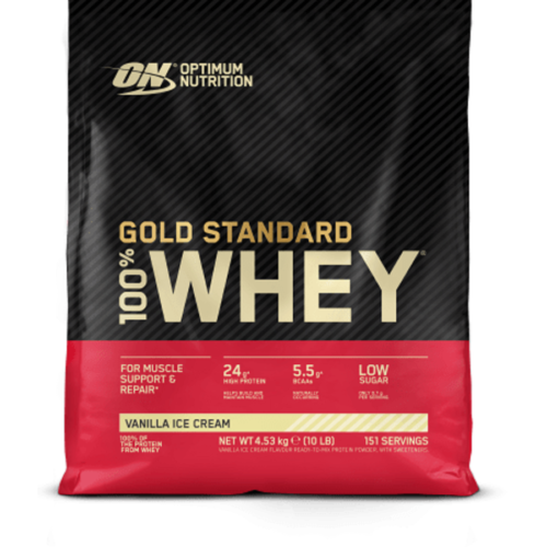 (30,79€/Kg) Optimum Nutrition 100% Gold Standard Whey 4,53kg 4530g Muskel +Bonus - Photo 1/2