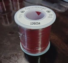 $$ PRICE DROP !!! Consolidated Electronic Wire and Cable 100ft Red RoHs