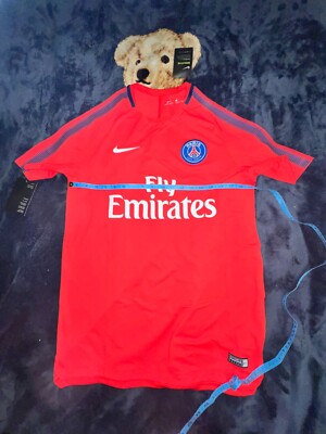 PSG Jordan Fly Emirates ユニフォーム サッカーシャツ NIKE PARIS SAINT GERMAN FLY EMIRATES SOCCER RED JERSEY 854607-676